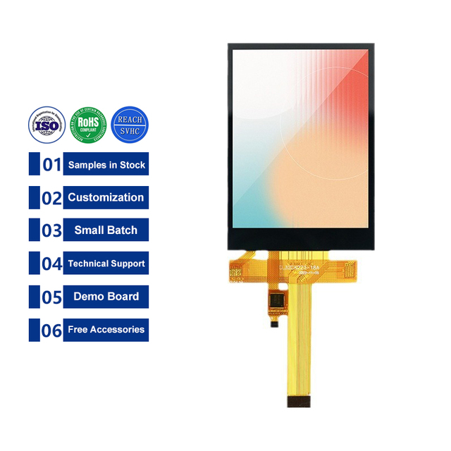 3.2 Inch 240*320 18Pin IPS SPI FT LCD Module Display ST7789 ILI9341 LCD Screen with Resistive Capacitive Touch Panel FT6336U