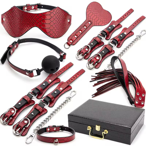 แส้หนัง SM อุปกรณ์ BDSM และของเล่นสำหรับการเล่นแบบรัดรูปสำหรับคู่รัก - Product Image 6