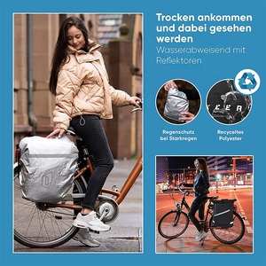 Bolsa de lona de PVC para bicicleta, venta al por mayor, asiento trasero, 600D, para ciclismo, mochila 4 en 1, para comestibles, turismo - Product Image 6