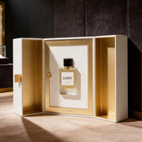 Scatola di Lusso Personalizzata per Profumo da Donna, Vuota e Ricaricabile, in Vetro e Carta Rigida, 30ml 50ml 100ml