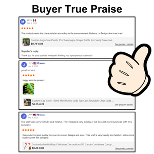 Récipient polyvalent en plastique transparent de 90ml en forme de brandy pour bombes de bain confettis et petits cadeaux - Product Image 5