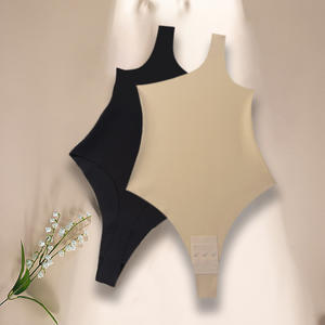 <span class=keywords><strong>Body</strong></span> Sexy <span class=keywords><strong>Monospalla</strong></span> con Controllo Medio, Supporto Forte, Senza Cuciture in Spandex/Nylon con Perline per Donne - Product Image 1