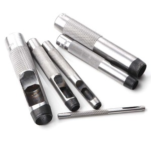 <b>Leather</b> Punch <b>Tool</b> Set 3-25mm Carbon Steel 15Pcs Home Diy Kit - Product Image 2