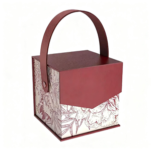 Caja de Flores de Lujo Sostenible con Certificación FSC |   Empaque Ecológico para Regalos Florales - Product Image 1