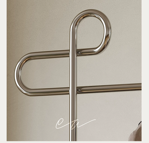 Porte-manteau moderne en fer avec banc <span class=keywords><strong>à</strong></span> chaussures réglable en hauteur pour salon, chambre, hôtels, auberges, hôpitaux - Product Image 5