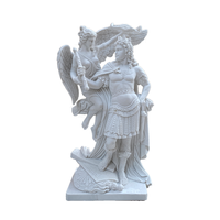 Statuette de la victoire grecque en marbre, statue de la victoire, Sculpture en pierre, avec ailes de la victoire de la victoire de samicthère, vente en gros, SHENGHUA