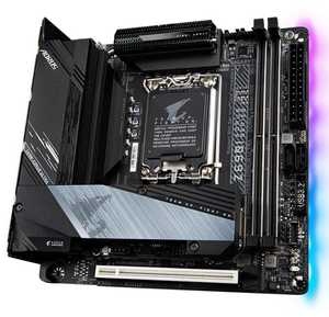 Carte mère de jeu GIGABYTE Z690I <span class=keywords><strong>AORUS</strong></span> ULTRA PLUS DDR4 64 Go Mini ITX, socket LGA 1700, nouvelle génération Intel 12e/13e génération, NVMe M.2, ordinateur de bureau - Product Image 5