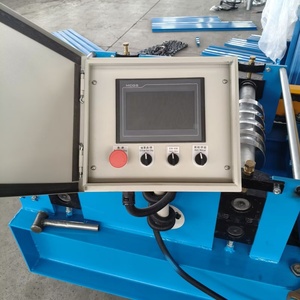 Tốc Độ Cao Hình Dạng Đặc Biệt Các Tòa Nhà Tự Động Ẩn Đứng Đường May Mái Tường Bảng Điều Khiển Cuộn Tạo Thành Máy Với Hệ Thống Điều Khiển PLC - Product Image 5