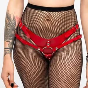 Arnés de Bondage para Muslos, Ligueros de Piel Sintética para Mujer, Estilo Gótico Punk, Accesorios de Lencería Sexy, Modelo de Marca OEM/DEM - Product Image 2