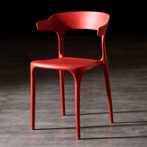 Chaise de salle à manger en plastique orange, table, cantine scolaire, restaurant, salon, cuisine extérieure, chambre à coucher, villa - Prix multiple et abordable - Product Image 4