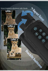 Gafas de visión nocturna Inean, telescopios de caza, miras infrarrojas de alto rendimiento, detección portátil para jardín - Product Image 4