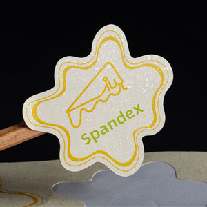 Tùy chỉnh màu be kết cấu tự dính dán biểu tượng cho chai rượu vang Tequila thủ công Hộp Quà tặng đám cưới nhãn - Product Image 1