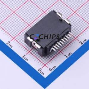 10142344-210KLF Wire-to-Board Pin Header SMD,P=2.54mm,Horizontal Mount Connector 2.54mm Horizontal Mount 2 2.43mm - Product Image 2