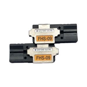 ที่หนีบไฟเบอร์เดี่ยว FHS-09 FHS-250 ที่ยึดไฟเบอร์ริบบิ้นและอุปกรณ์เสริมอิเล็กโทรดแบตเตอรี่สำหรับเครื่องต่อสายไฟเบอร์ - Product Image 1