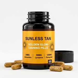 Complément de <span class=keywords><strong>bronzage</strong></span> en gros Astaxanthine Antioxydant pour un <span class=keywords><strong>bronzage</strong></span> naturel et sain <span class=keywords><strong>sans</strong></span> exposition au <span class=keywords><strong>soleil</strong></span> 60 Capsules - Product Image 2