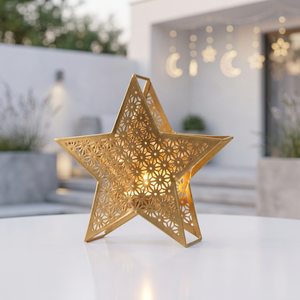 Latest 2027 Ramadan Decorations Star Shape Metal Handmade Lantern by A.K Handicrafts <b>for</b> Home & Events - Product Image 3