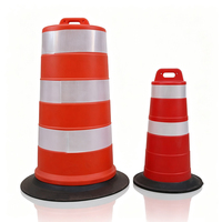 Barreras de seguridad para carretera, barril de carretera, tambores para el tráfico lleno de agua, anticolisión, barril de tráfico, barricada de PE