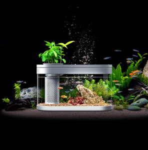DESGEO C180 Piccolo Acquario Automatico per Allevamento Pesci, Anfibio Eco Pro con Box WIFI, Illuminazione a Gamma Geometrica, in Plastica - Product Image 3