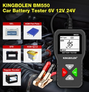 Testeur de batterie de voiture BM550 OBD 2 6V 12V 24V pour détecter l'analyseur de batterie automobile Diagnostic automobile - Product Image 2