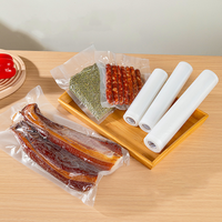 Rouleau de sacs sous vide gaufrés PA, film nylon haute barrière, qualité alimentaire, pour viande, fromage, cuisson sous vide