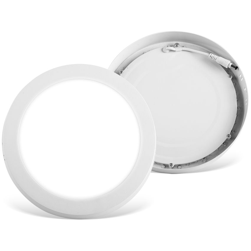 Superficie rotonda bianca