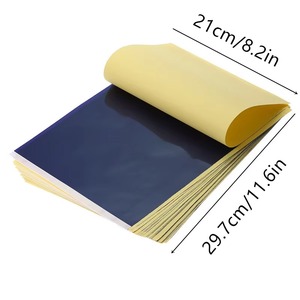 Carta Termica per Copiatrice Shukr Formato A4, Carta per Trasferimento Stencil Tatuaggi, Economica, per Principianti e Artisti del Tatuaggio, 100 Fogli/Scatola - Product Image 3