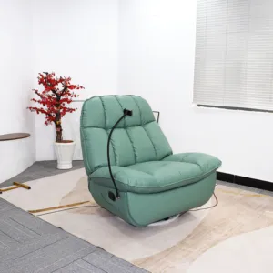 Ghế sofa có thể ngả chất lượng tốt Chenille vải của nhãn hiệu ngồi có thể ngả với Rocking và xoay kích thước lớn sofa