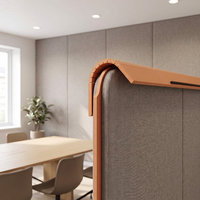 Panneau acoustique en polyester en forme de U pour l'absorption acoustique des panneaux acoustiques