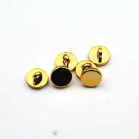 Kancing plastik ABS dengan warna emas/perak/Matte 11mm 15mm bulat untuk kemeja kancing plastik pabrik