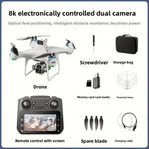 Z3 Beginner-Friendly <b>Drone</b> Remote Control Screen Optical Flow Positioning Quadcopter Brushless Motor Aircraft Toy Dual <b>Camera</b> <b>4K</b> - Product Image 6
