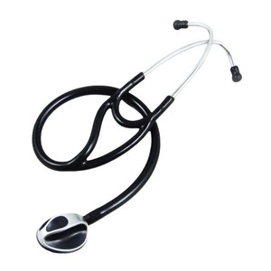 Estetoscopio con Forma de Cabeza de Serpiente, de Una Sola Cabeza, para Adultos, Cardiología, Acero Inoxidable Negro, Operación Manual, HP 8133 - Product Image 4