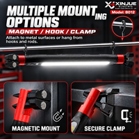 Senter LED COB XINJUE B012 3.7V 18650 2000mAh Isi Ulang dengan Mode Cahaya Putih dan Merah, Casing ABS