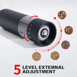 Mini ensemble <span class=keywords><strong>de</strong></span> sel et <span class=keywords><strong>de</strong></span> poivre petite grossièreté réglable Portable moulins à épices pratiques Shaker pour l'extérieur - Product Image 2