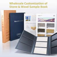 Personnalisation en gros de catalogue d'échantillons de pierre, brochure en carton avec couverture rigide