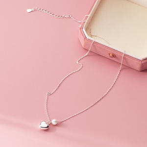 Collar de Perlas Cuadradas S925 de Plata, Estilo Fresco y Dulce, Diseño de Nicho, Personalizado y Simple, Y01894 - Product Image 5