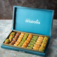 Boîtes d'emballage personnalisées de luxe pour pâtisseries assorties, boîte à baklava, boîte à douceurs arabes, boîte en carton premium, mélange de baklava, boîte cadeau exclusive