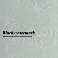 LOGO d'entreprise Papier de sécurité en filigrane noir personnalisé pour les certificats universitaires et les documents juridiques officiels