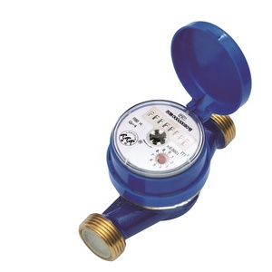 Medidor de flujo de agua ultrasónico con rosca NPT eléctrica de hierro fundido, capacidad de lectura remota, válvulas fabricadas - Product Image 1