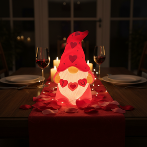 ตุ๊กตาโนมวันวาเลนไทน์แบบกำหนดเอง ประดับกลิตเตอร์ ผลิตจากพลาสติกขึ้นรูป เป็นรูปคนแก่ไร้หน้า ของขวัญวันวาเลนไทน์ ของตกแต่งบ้านงานแต่งงาน - Product Image 6