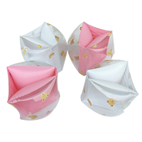 Pratique tactile Perception gonflable bras de natation cercle flotteur corps chaîne anneau de natation flotteurs d'eau jouets Opp sac tigre enfant 100 pièces