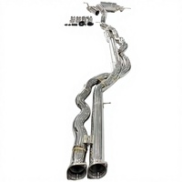 Système d'échappement Catback à soupapes en acier inoxydable 304 poli miroir pour BMW F80 M3 2018 3.0T