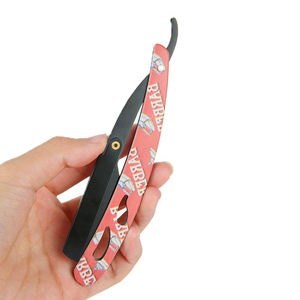 Personalized Pattern Folding Razor Stainless Steel Manual <b>Face</b> <b>Shaver</b> For General Use - Product Image 4