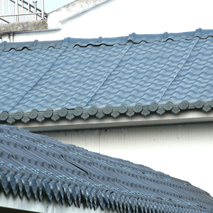 Tây Ban Nha mái ngói uPVC tấm lợp nhựa mái ngói chịu nhiệt đầy màu sắc nhựa PVC lợp ngói bốn lớp mái ngói - Product Image 6