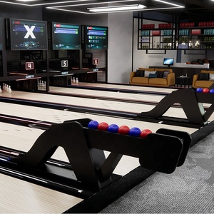Pista de <span class=keywords><strong>Bolos</strong></span> Duckpin de 4 Carriles, Máquinas de Colocación de Bolas AMF, Yverse - Product Image 4