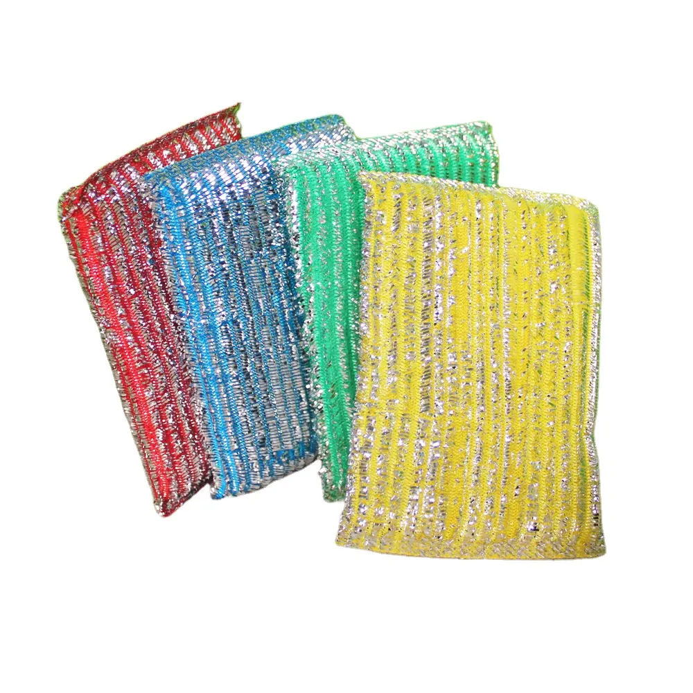 high quality scouring dish sponges with the steel wire dishwasher washing sponges scouring pad