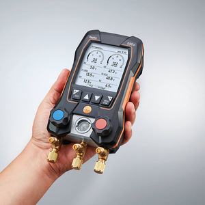 Juego de manómetros electrónicos Testo 550S para sistemas de aire acondicionado y refrigeración - Product Image 1