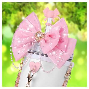 Venta al por mayor de fábrica 2025 nuevo 8 piezas 40oz vaso accesorios conjunto incluyendo botella de agua mango Correa bota y dijes sin taza - Product Image 4