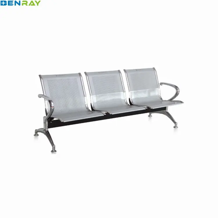 BR-WR01 Three-Seat Steel Waiting Chair Airport Waiting Chair