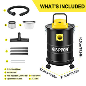 <span class=keywords><strong>Aspirateur</strong></span> à cendres froides <span class=keywords><strong>pour</strong></span> la maison et la voiture <span class=keywords><strong>pour</strong></span> le ramassage des poêles à bois Poêles à granulés Cheminées ou foyers-Installation de tambour - Product Image 6