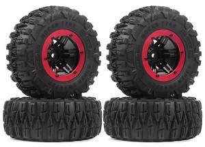 2.2 pouces Pneus En Caoutchouc et Métal Beadlock <span class=keywords><strong>Jante</strong></span> De Roue pour TRX-4 SCX10 RC Chenille RC Voiture - Product Image 4